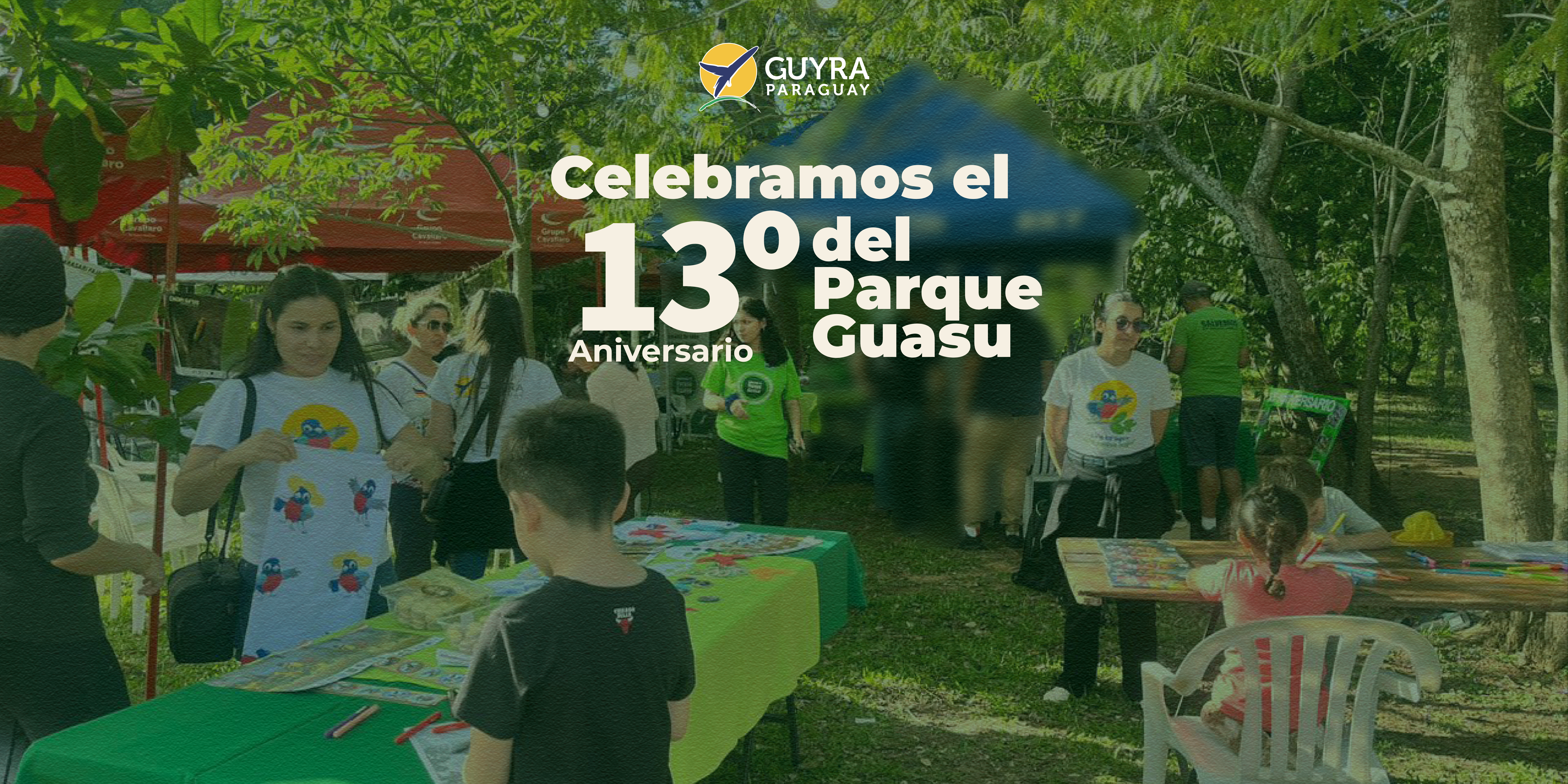 Guyra Paraguay presente en la celebración del aniversario del Parque Guasu Metropolitano